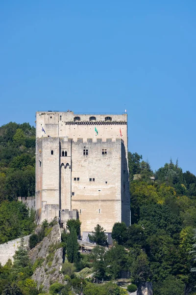 Tour Crest Chateau Crest Departement Drome Frankrijk — Stockfoto