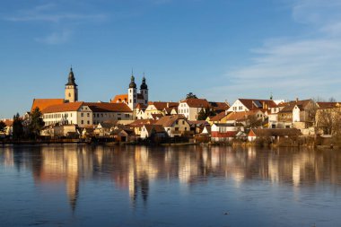 Telc, Unesco dünya mirası bölgesi, Güney Moravya, Çek Cumhuriyeti.