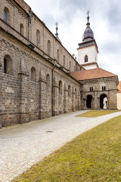 Procopius Basilika Och Kloster Stad Trebic Unesco Plats Äldsta Medeltiden — Stockfoto
