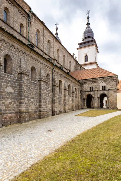 Basílica Monasterio San Procopio Ciudad Trebic Sitio Unesco Asentamiento Más —  Fotos de Stock