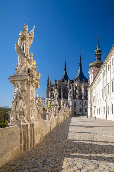 Kościół Barbary Kutnej Górze Unesco Czechy — Zdjęcie stockowe