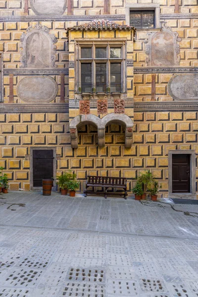 Cesky Krumlov Catle Unesco Site Zuid Bohemen Tsjechië — Stockfoto