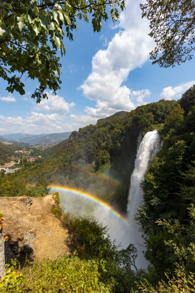 Marmore Falls Cascata Delle Marmore Umbrien Italien — Stockfoto