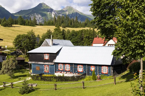 Architettura Popolare Zdar Sotto Belianske Tatra Slovacchia — Foto Stock