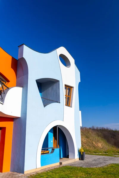 Arquitetura Moderna Sklepy Opile Velke Pavlovice Morávia Sul República Checa — Fotografia de Stock