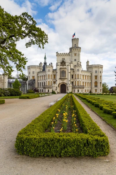 捷克共和国南波西米亚的Hluboka Nad Vltavou城堡 — 图库照片