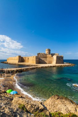 Isola di Capo Rizzuto Kalesi, Crotone ili, Calabria, İtalya