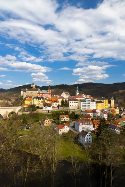 Loket Castle Old Town Western Bohemia Czech Republic — Stock Photo, Image