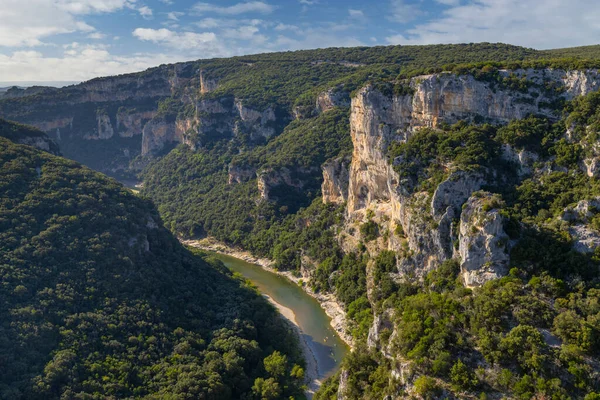 法国奥弗涅 阿尔卑斯Ardeche峡谷 — 图库照片