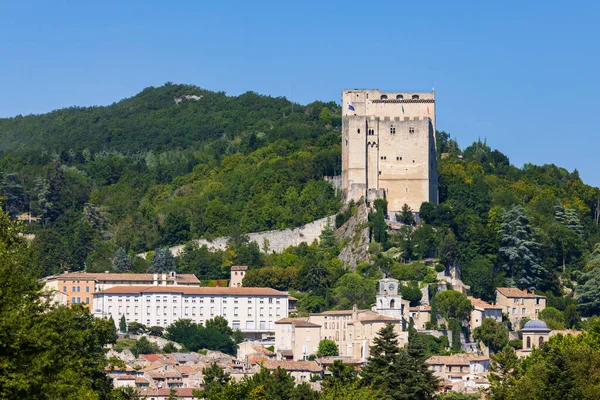 Tour Crest Château Crest Département Drôme France — Photo