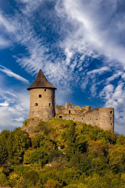 斯洛伐克匈牙利边境的Somoska城堡 — 图库照片