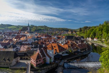 Cesky Krumlov eski kasaba, UNESCO sitesi, Güney Bohemya, Çek Cumhuriyeti