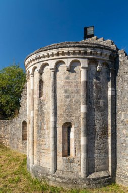 Santi Cipriano e Giustina church, Pissignano near Campello sul Clitunnoi, Umbria, Italy