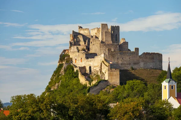 Ruínas Castelo Beckov Eslováquia — Fotografia de Stock