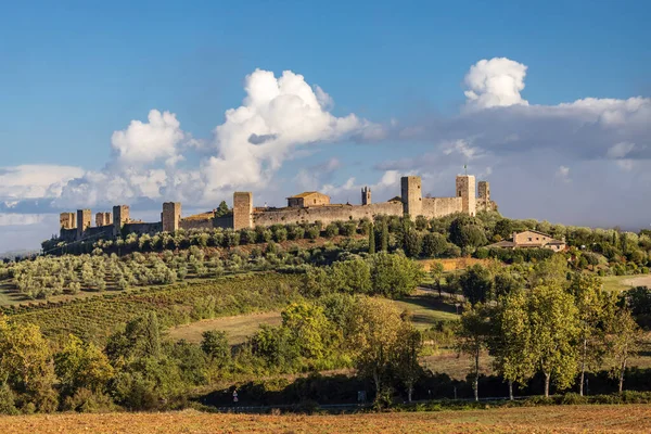 Old Town Monteriggioni, Toskana, İtalya