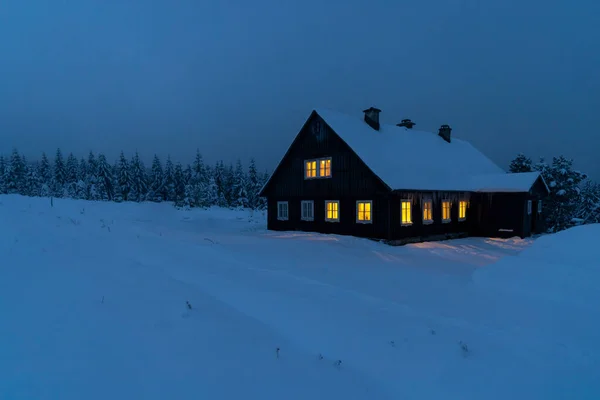 Jizerka Bosättningar Delar Byn Korenov Liberec Regionen Norra Böhmen Tjeckien — Stockfoto