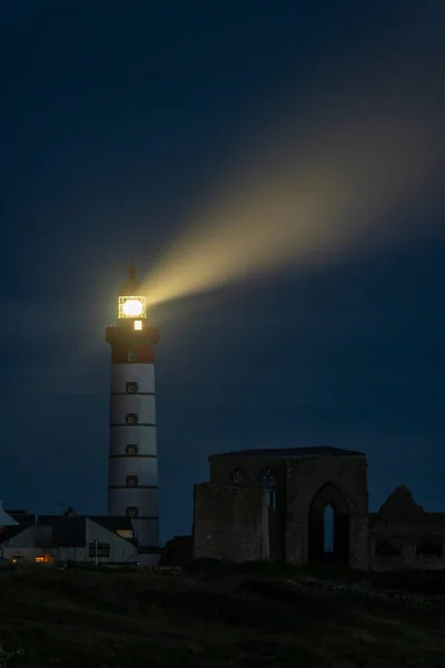 Saint Mathieu Lighthouse Pointe Saint Mathieu Plougonvelin Finistere France — Stock Photo, Image