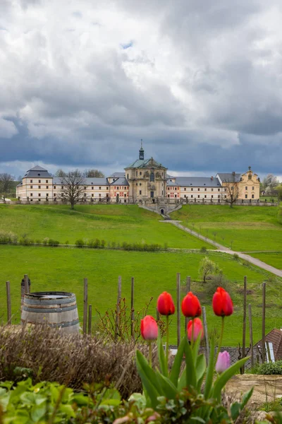 Kuks Hospice Baroque Decoration Eastern Bohemia Czech Republic — Stock Photo, Image