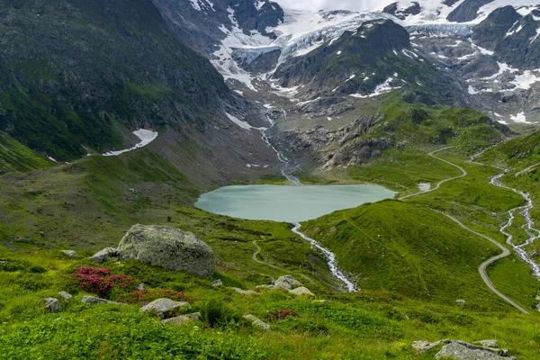 Typische Alpenlandschaft Der Schweizer Alpen Mit Steinsee Urner Alpen Kanton — Stockfoto