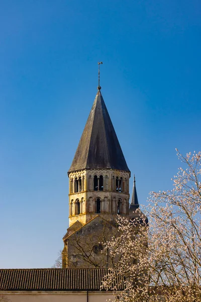 Abadía Benedictina Cluny Departamento Saone Loire Región Bourgogne Francia — Foto de Stock