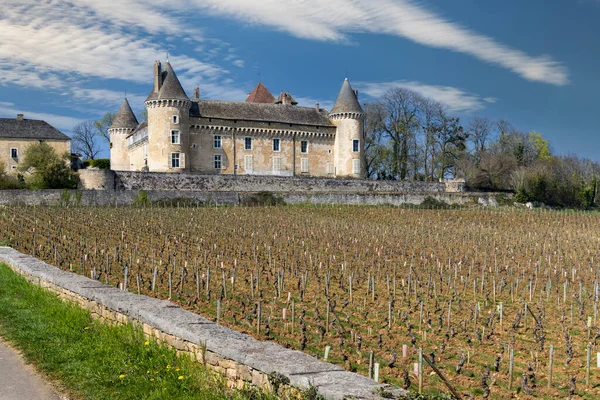 Chateau Rully Castle Saone Loire Departement Βουργουνδία Γαλλία — Φωτογραφία Αρχείου