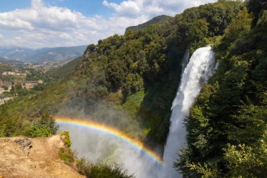 Marmore Şelalesi, Cascata delle Marmore, Umbria bölgesinde, İtalya