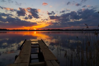 Rezabinec göleti, Güney Bohemya, Çek Cumhuriyeti
