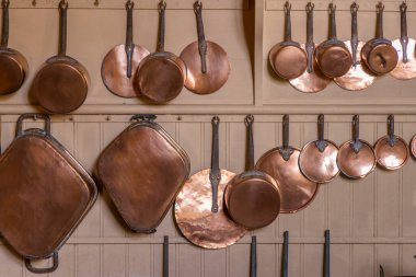 Serrant Kalesi İçişleri (Chateau de Serrant), Saint-Georges-sur-Loire, Maine-et-Loire Departmanı, Fransa