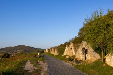 Hercegkut 'ta sonbahar Gombos-hegyi kıskacı, UNESCO alanı, Great Plain, Kuzey Macaristan