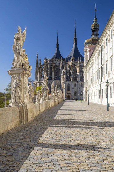 Kościół Barbary Kutnej Górze Unesco Czechy — Zdjęcie stockowe