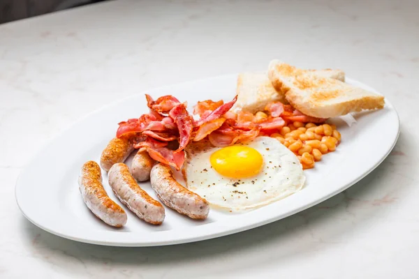 Натюрморт Английского Завтрака — стоковое фото