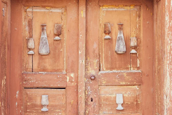 Puerta Vieja Bodegas Villanykovesd Hungría — Foto de Stock