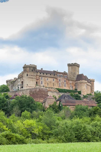 Chateau Castelnau Bretenoux Franciaországban — Stock Fotó