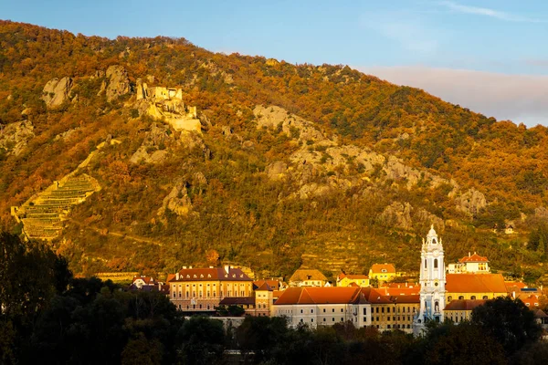 Autumn Durnstein Wachau Region Austria — Stock Photo, Image