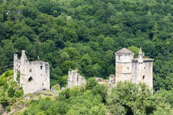 Les Tours Merle Medieval Fortress Correze France — Stock Photo, Image