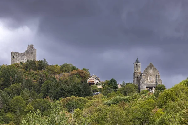 Chateau Najac Aveyron Sur Francia — Foto de Stock