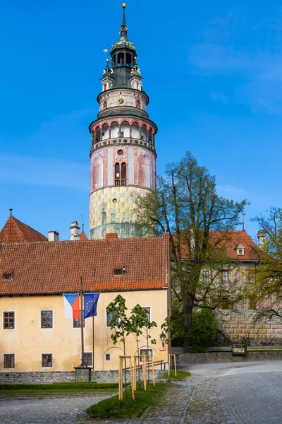 Cesky Krumlov Catle Unesco Южная Чехия — стоковое фото