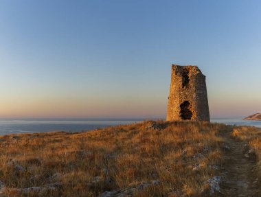 Torre Sant Emiliano, Otranto, Salento kıyıları, Apulia bölgesi, İtalya