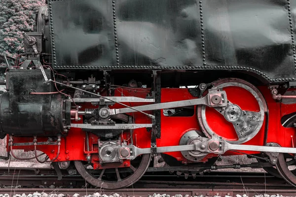 Historická Parní Lokomotiva Achensee Lake Railroad Tiro Rakousko — Stock fotografie