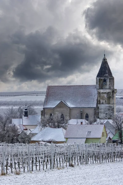 Hnanice Church Vineyard Znojmo Region Southern Moravia Czech Republic — Stock Photo, Image