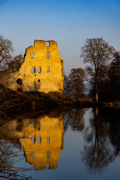 Ruinen Von Stary Rybnik Westböhmen Tschechien — Stockfoto