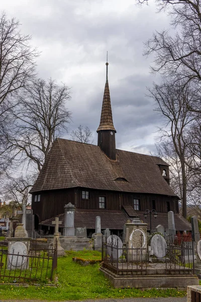 Biserica Veche Lemn Din Broumov Boemia Est Republica Cehă — Fotografie, imagine de stoc