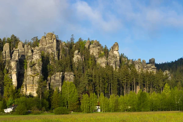 Teplice Adrspach Rocks Czechy Wschodnie Czechy — Zdjęcie stockowe