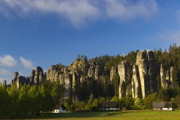 Teplice Adrspach Rocks Östra Böhmen Tjeckien — Stockfoto