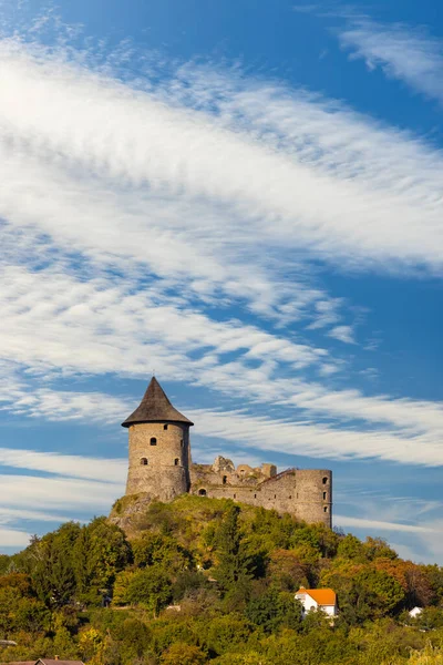 Somoska Vár Szlovákia Magyar Határán — Stock Fotó