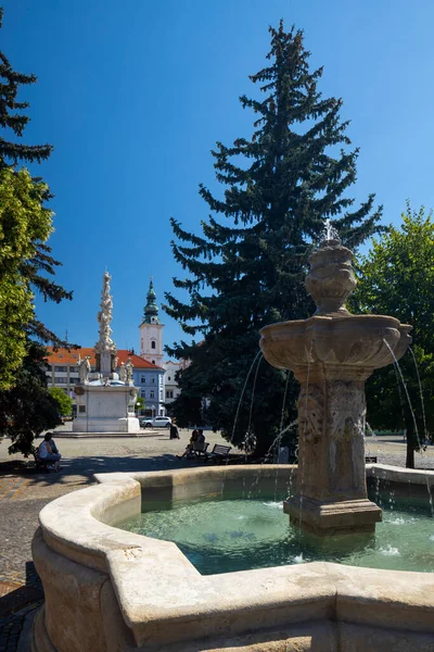 Uherske Hradiste Gamla Stad Södra Mähren Tjeckien — Stockfoto