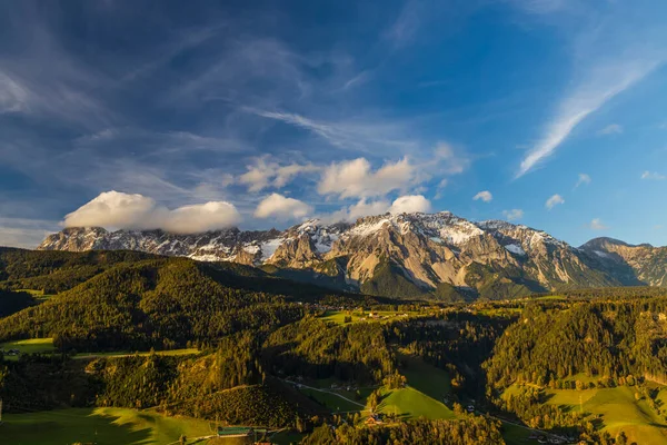 Podzimní Dachsteinský Masiv Štýrsko Rakousko — Stock fotografie