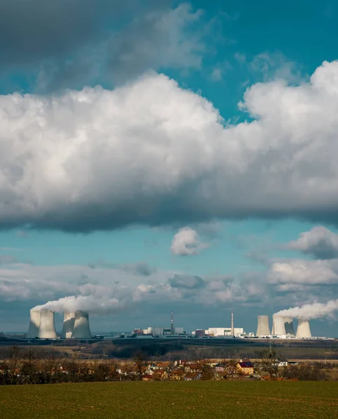 Kerncentrale Dukovany Regio Vysocina Tsjechië — Stockfoto