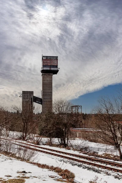 Yüzyıldan Yüzyıla Kadar Erzgebirge Dağları Nın Madencilik Bölgesinin Bir Parçası — Stok fotoğraf