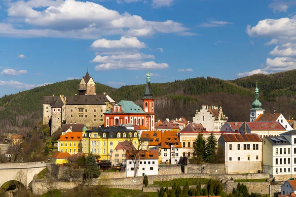 Loket Castle Old Town Western Bohemia Czech Republic — Stock Photo, Image